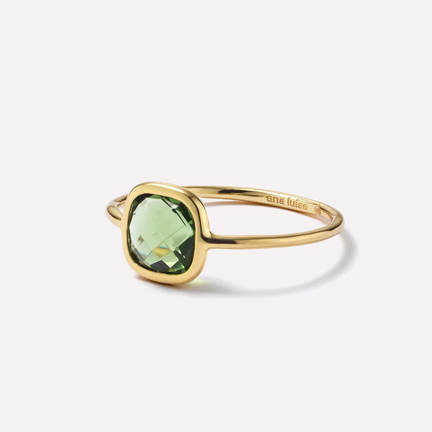 MAE RING GREEN | Ana Luisa