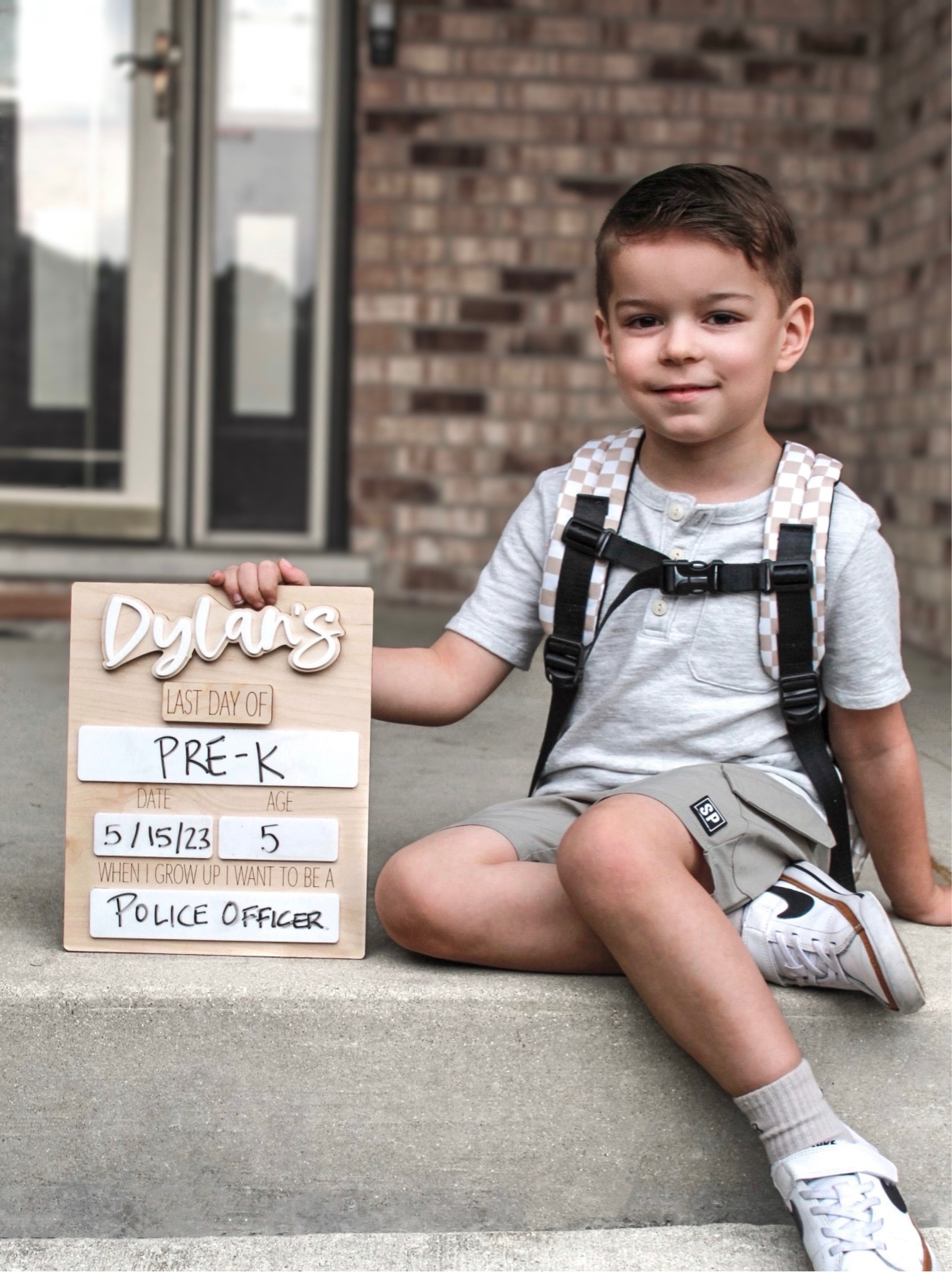 First Day of School Sign | Wooden Milestone Board | Dry Erase School Sign | Back to School Outfit | Boy School Clothes | Back to School Photo Props | Boy Outfit

#LTKFind #LTKkids #LTKBacktoSchool