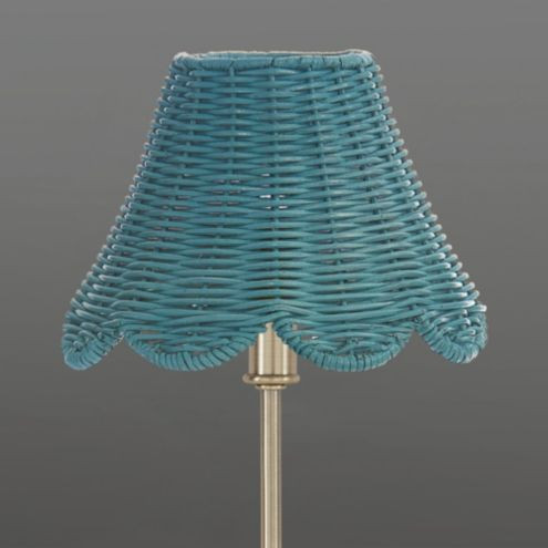 Scalloped Wicker Chandelier Shade | Ballard Designs, Inc.