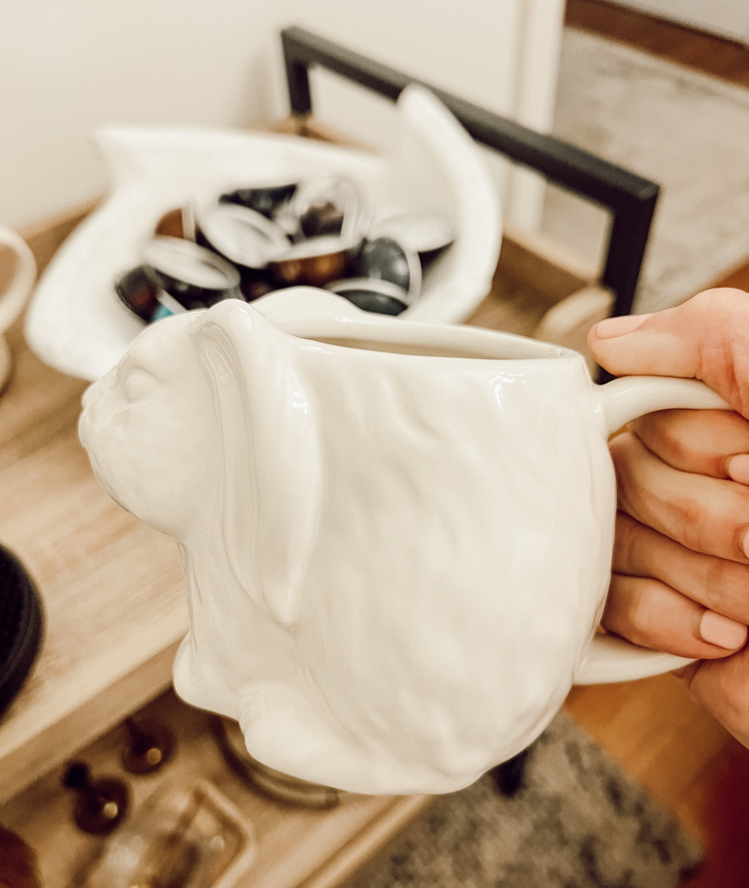 Figural Bunny Mug