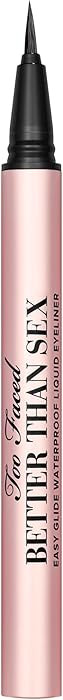 Too Faced Better Than Sex Easy Glide Liquid Eyeliner | Flake & Waterproof Liquid Eyeliner For Int... | Amazon (US)