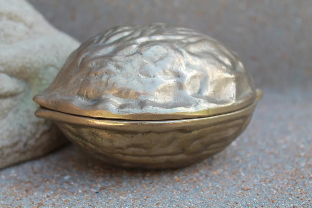 Brass Nut Cracker Vintage Walnut Nut Cracker Walnut - Etsy | Etsy (US)