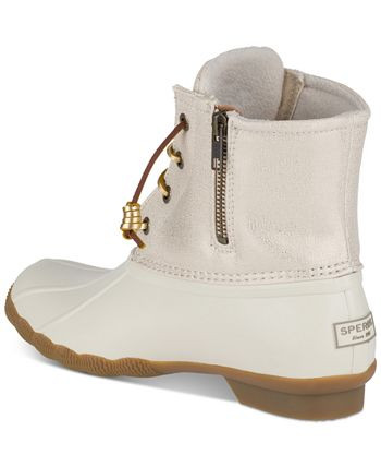 Sperry Women's Saltwater Duck Booties, Created for Macy's & Reviews - Booties - Shoes - Macy's | Macys (US)