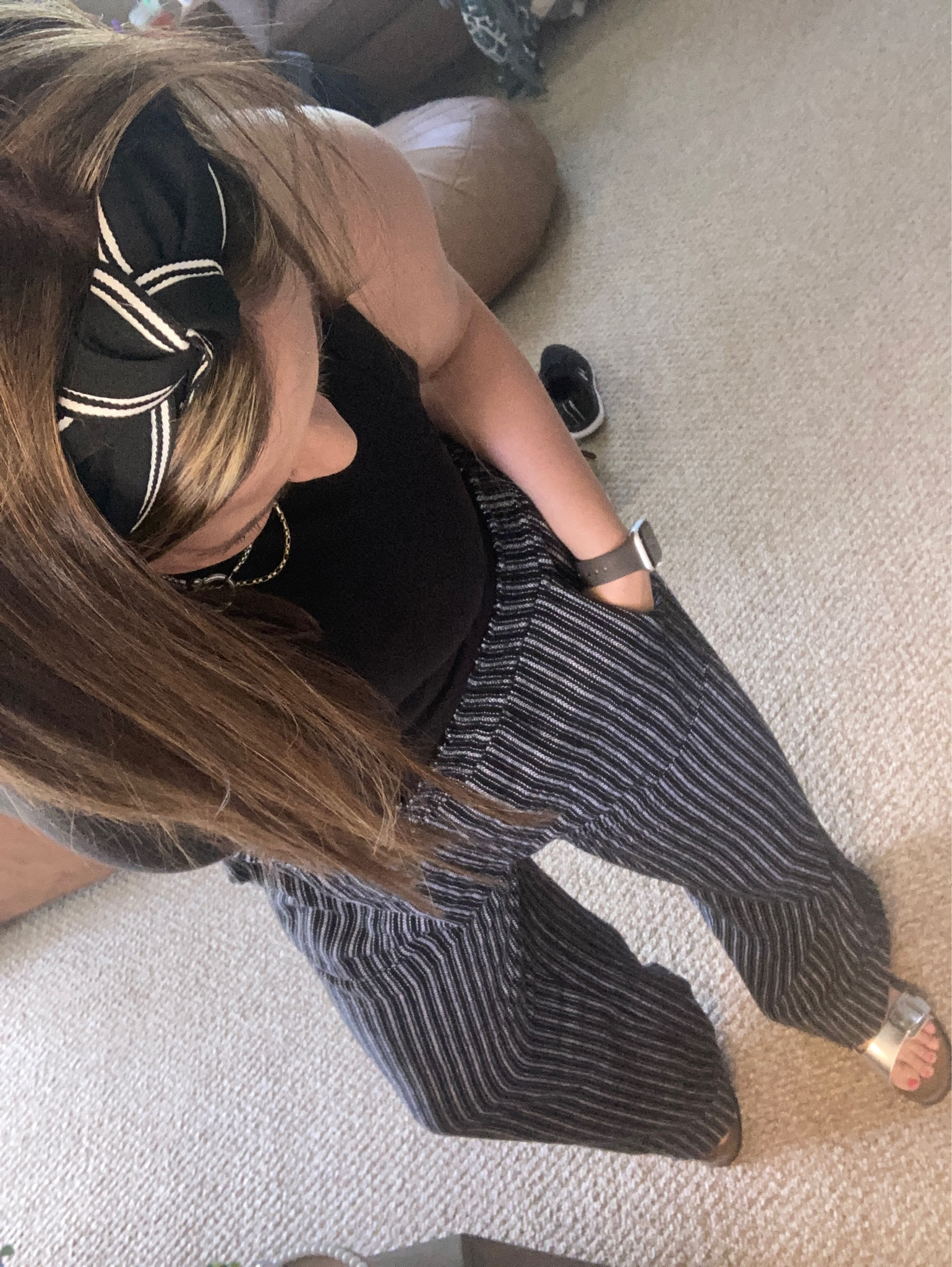 Casual style 
Linen pants, tank top, headband, and buckle sandals 

#LTKstyletip #LTKfindsunder50 #LTKmidsize