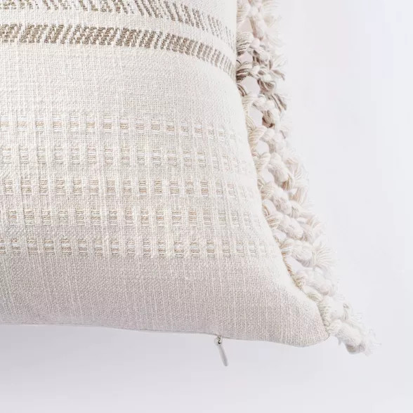Lumbar Yarn Dye Stripe Pillow - Threshold™ designed with Studio McGee | Target