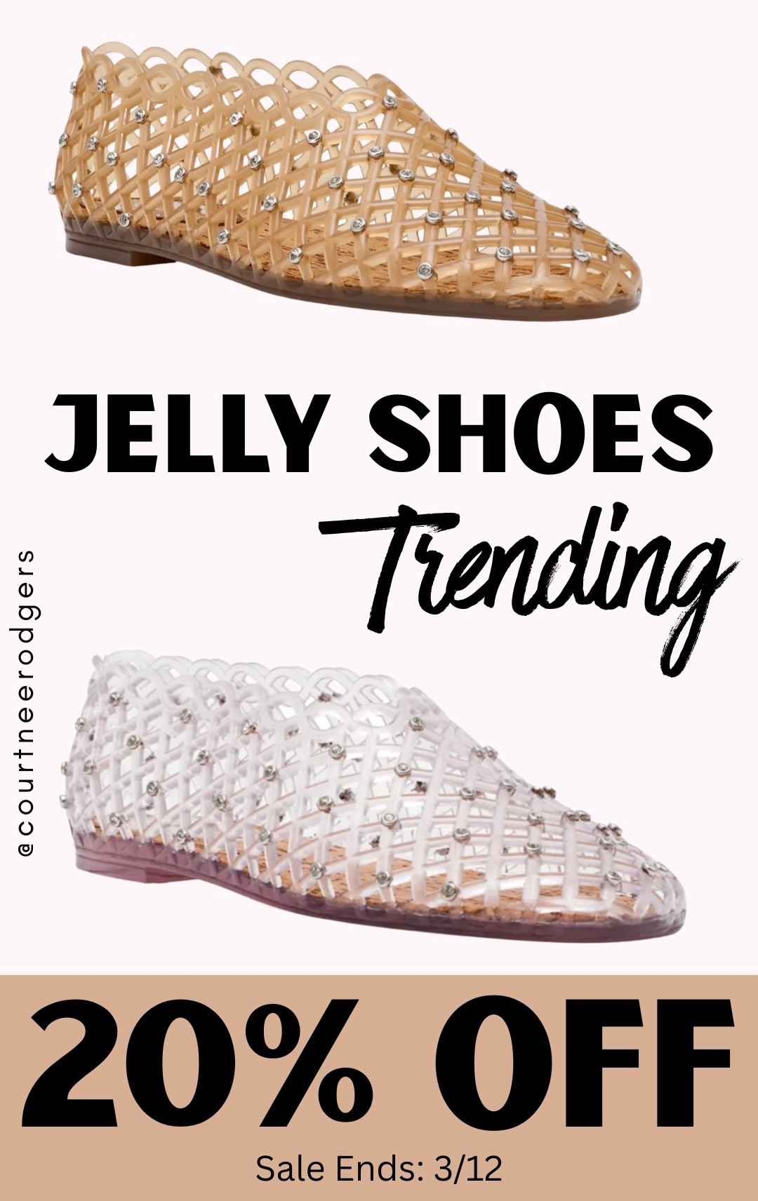 Rhinestone Jelly Sandals 🤩
20% off at one retailer: CODE: SPRINGBREAK (sale ends 3/12)

➡️Sizing: I tried on the size 7 and 8 and I went with the size 7, the 8 was way too big.  (I’m a size 7.5)— for reference, I’m more of a size 7/7.5 not a size 7.5/8



Jelly shoes, Steve Madden, spring sandals 

#LTKmomlife #LTKgrwm #LTKootd