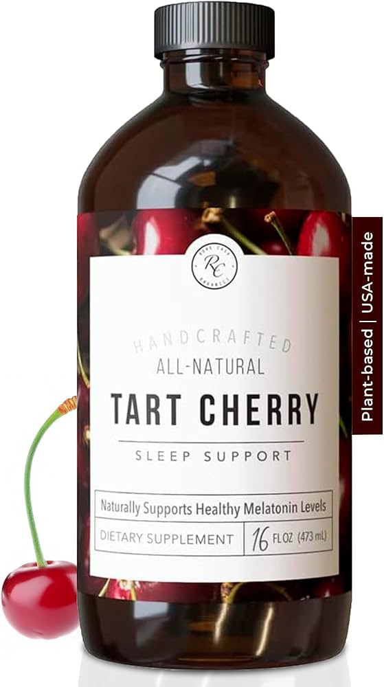 Rowe Casa Organics Tart Cherry Organic Sleep Support with Valerian Root, Supports Sleep Cycle Reg... | Amazon (US)