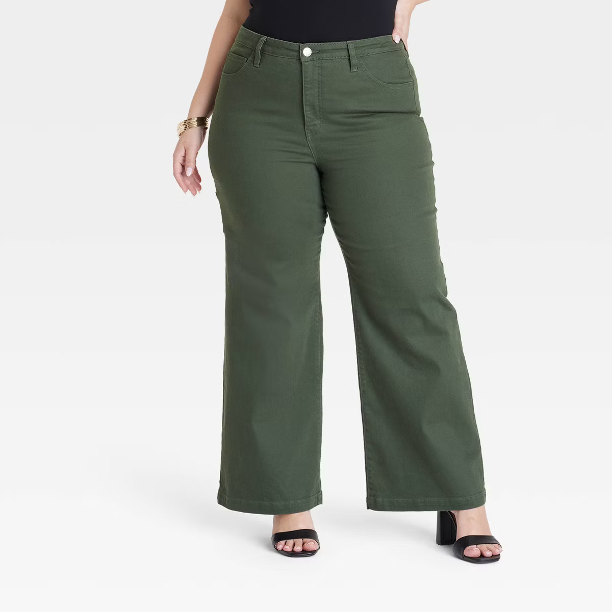 Women's High-Rise Wide Leg Jeans - Ava & Viv™ | Target