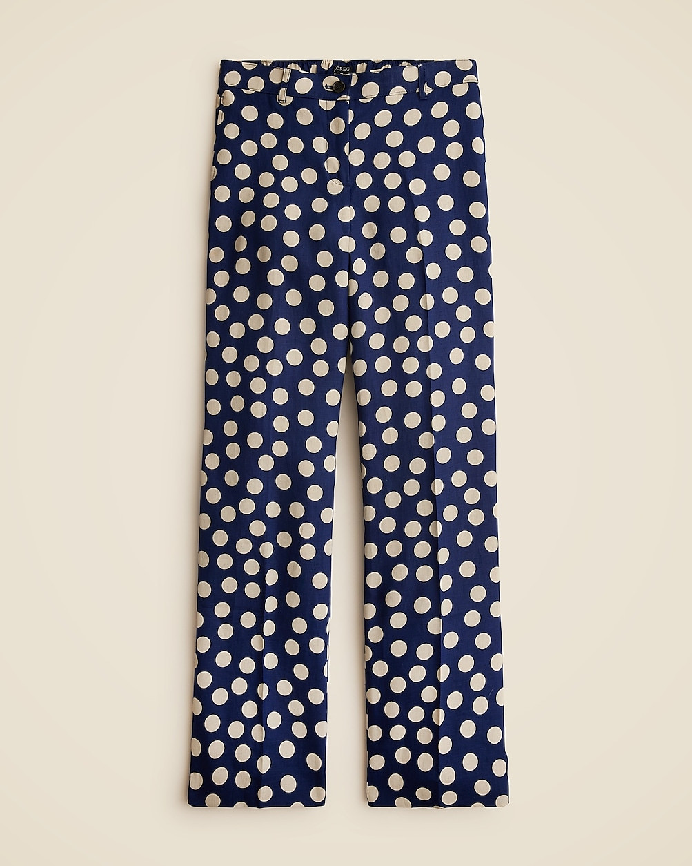 Petite Harbor pant in dot linen | J. Crew US