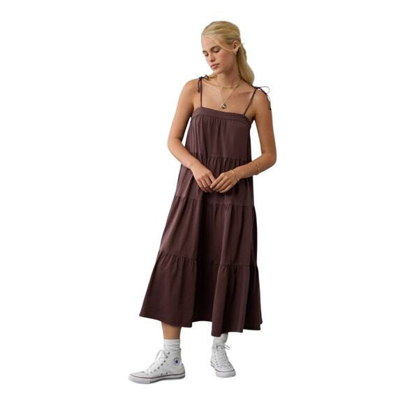 American Eagle Sunchaser Knit Dress Woman Brown NWT Large | Poshmark