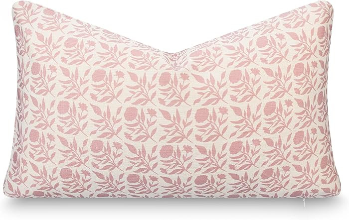 Crumbs Home Modern Farmhouse California Casual Indoor Outdoor Lumbar Pillow Cover, 12"x20" Water ... | Amazon (US)