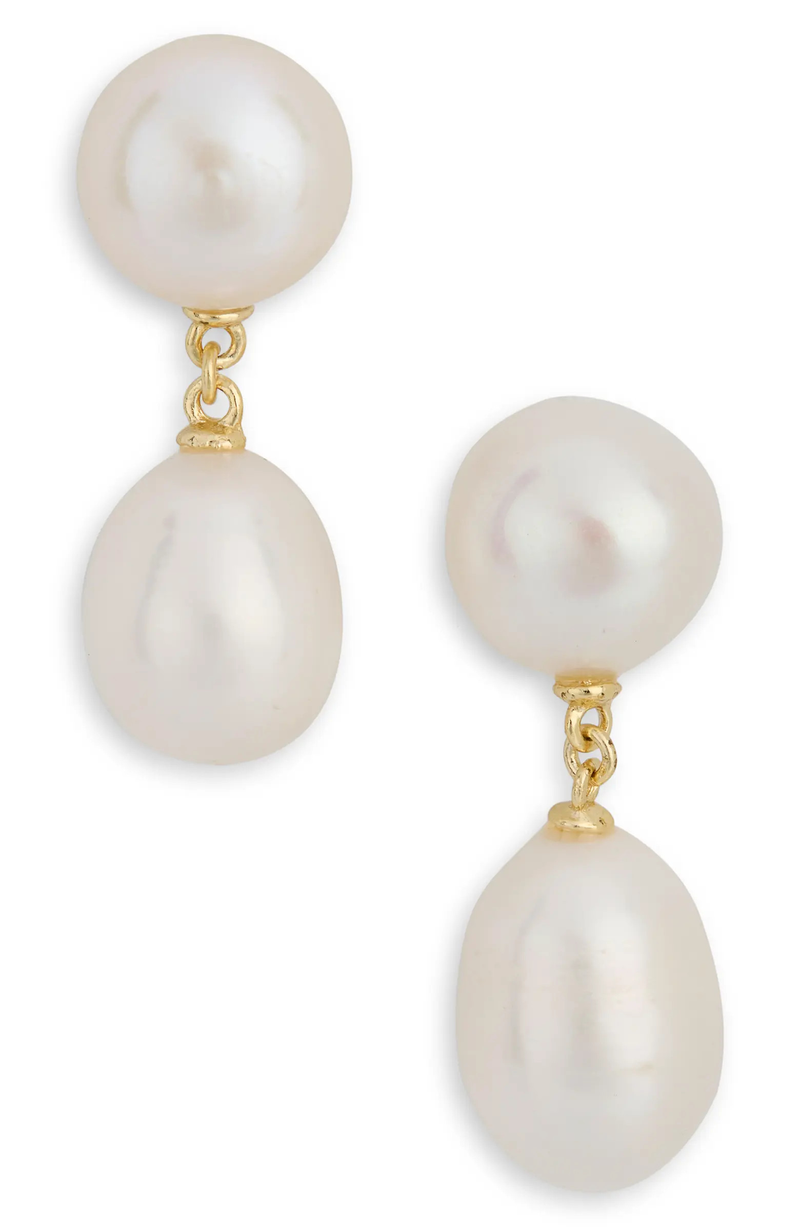 Shashi Cultured Pearl Drop Earrings | Nordstrom | Nordstrom