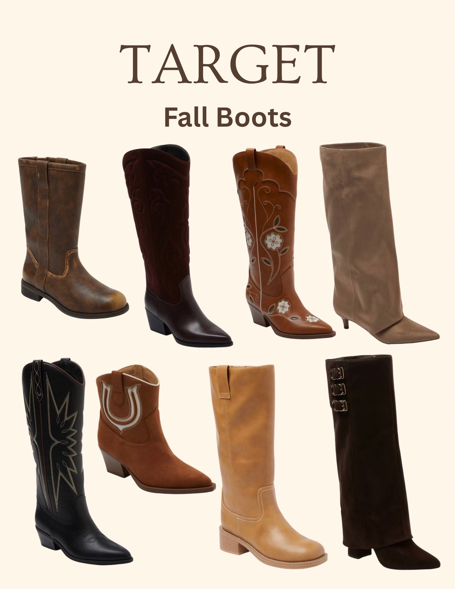 New Fall boots @Target 
Women’s boots

#LTKBeauty #LTKSeasonal