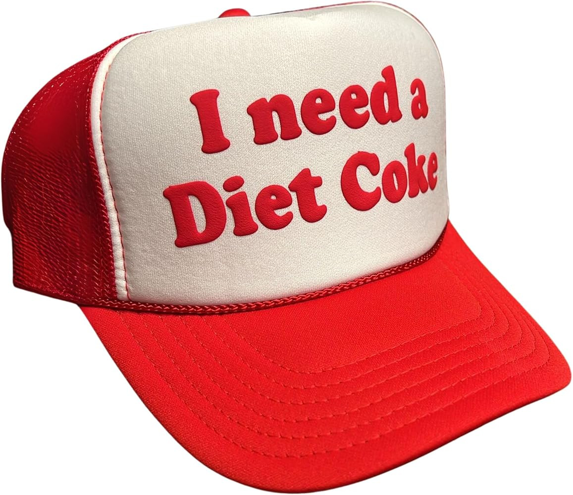 Foam Trucker Hat Puff Print Trucker Caps Graphic Puff Trucker Hat | Amazon (US)