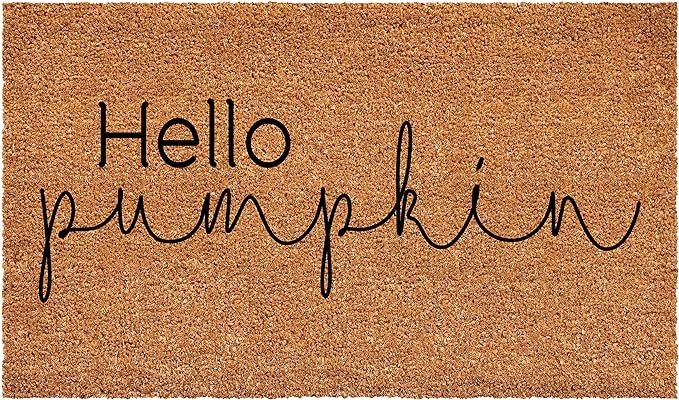 Calloway Mills Hello Pumpkin Doormat (Tan/Black, 24" x 36") | Amazon (US)