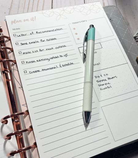 I love using the Pentel Energel Clena pen in my planner. Check it out and let me know what you think. 

#LTKhome #LTKunder100 #LTKFind