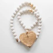 Handmade Long White Wood Blessing Beads | Waiting On Martha