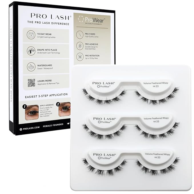 Pro Lash ProWear Professionally Styled Lash Clusters - Easiest to Apply Eyelash Cluster - 10 Day ... | Amazon (US)