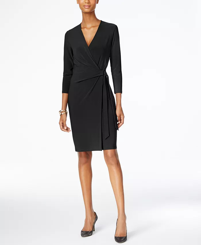 Anne Klein
          
        
  
      
          Faux-Wrap Dress
      
  




      
        
... | Macy's