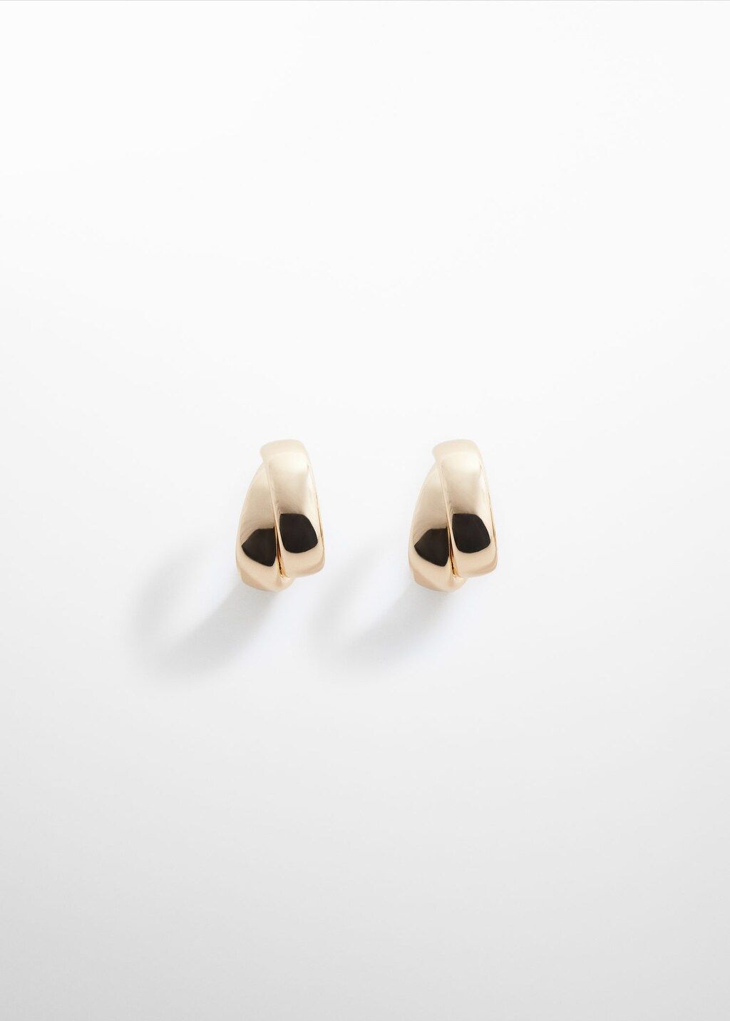 Double hoop earrings -  Women | Mango USA | MANGO (US)