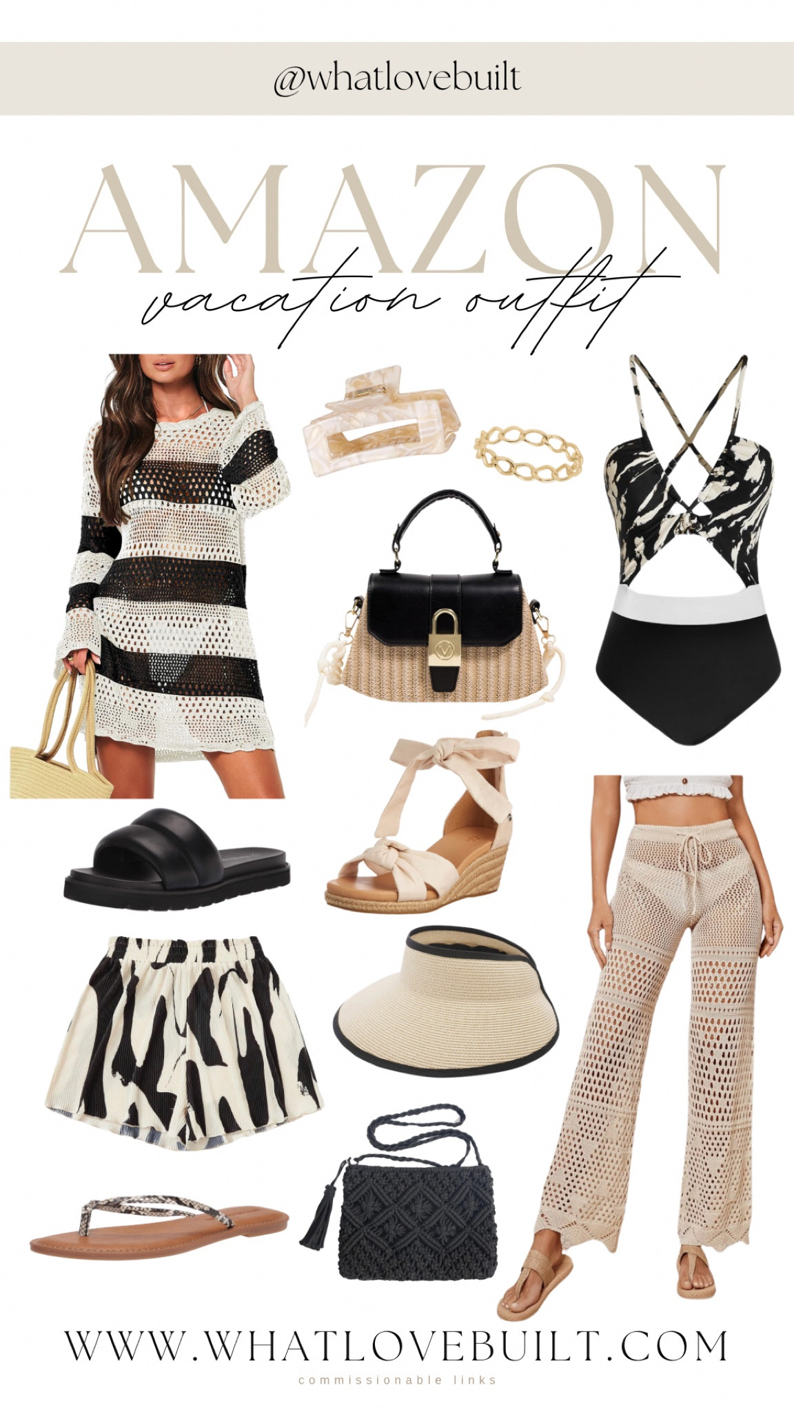 Amazon Vacation Outfit

#travel #beach #vacation #pack #whattopack #tropical #trip #vacay #beachtrip #beachvacation #swim #swimsuit #accessories #jewelry #amazon #amazonfind #springbreak #summer #sandals

#LTKtravel #LTKstyletip #LTKfindsunder50