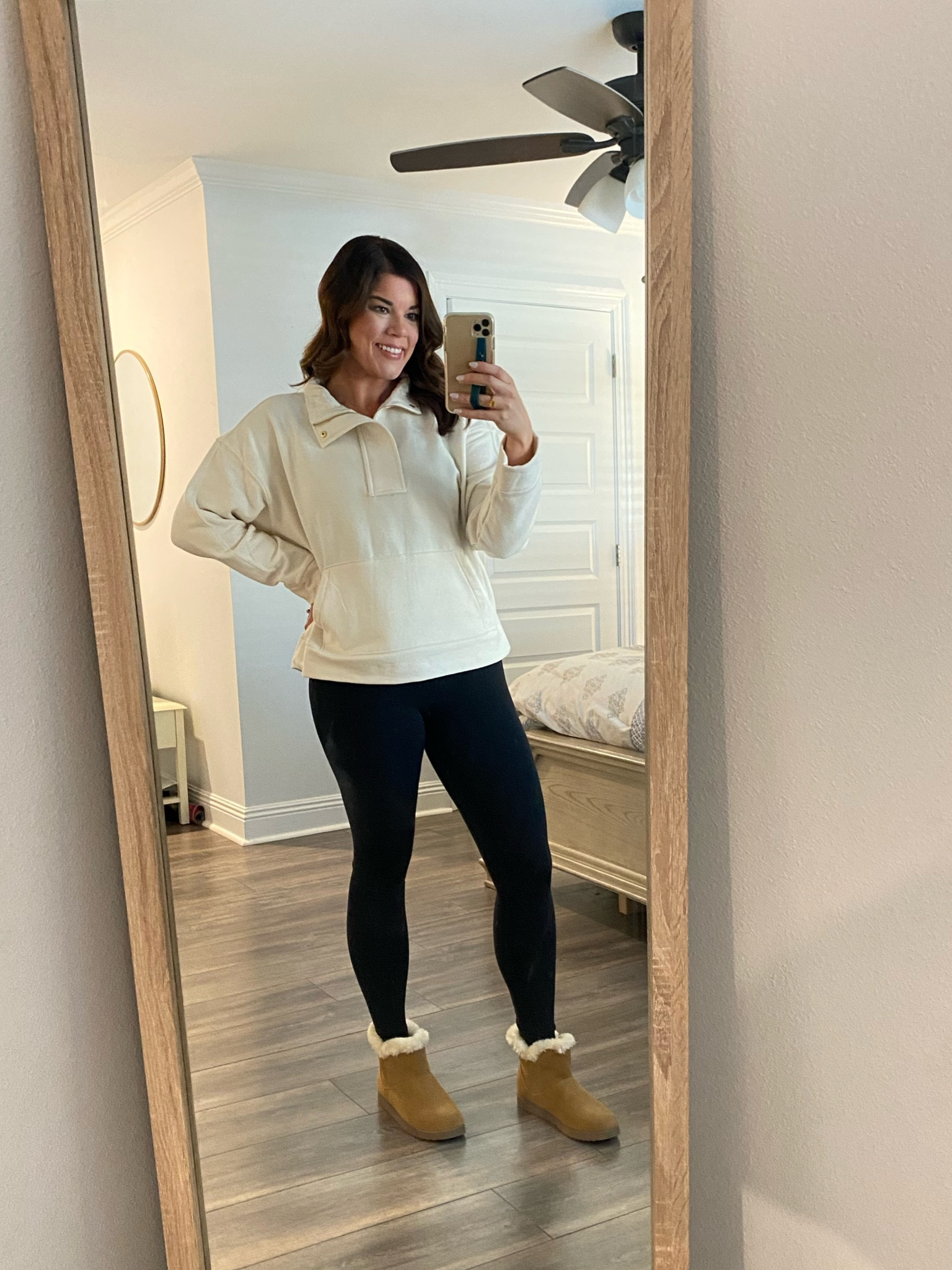Warm and cozy in my fav new sweater and boots! The sweater runs TTS, I sized up so it would fit larger! Boots also TTS!

#LTKSeasonal #LTKstyletip #LTKGiftGuide