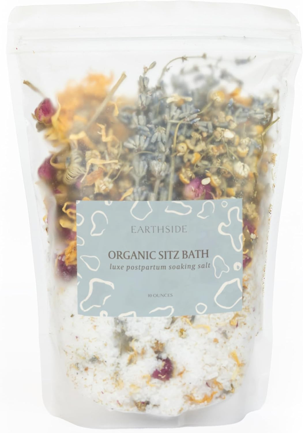 Earthside Organic, Herbal Sitz Bath Postpartum - Giftable Sitz Bath Soak for New Moms - Luxe Preg... | Amazon (US)