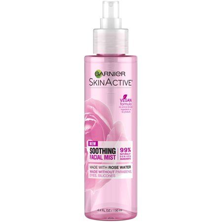 Garnier SkinActive Facial Mist Spray with Rose Water, 4.4 fl. oz. | Walmart (US)