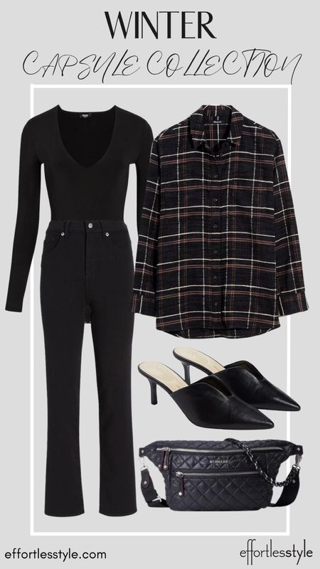 How to dress up your plaid button-up shirt this winter 🖤🖤🖤…. And guys, those mules though…. They are SO GOOD!

#LTKshoecrush #LTKstyletip #LTKSeasonal