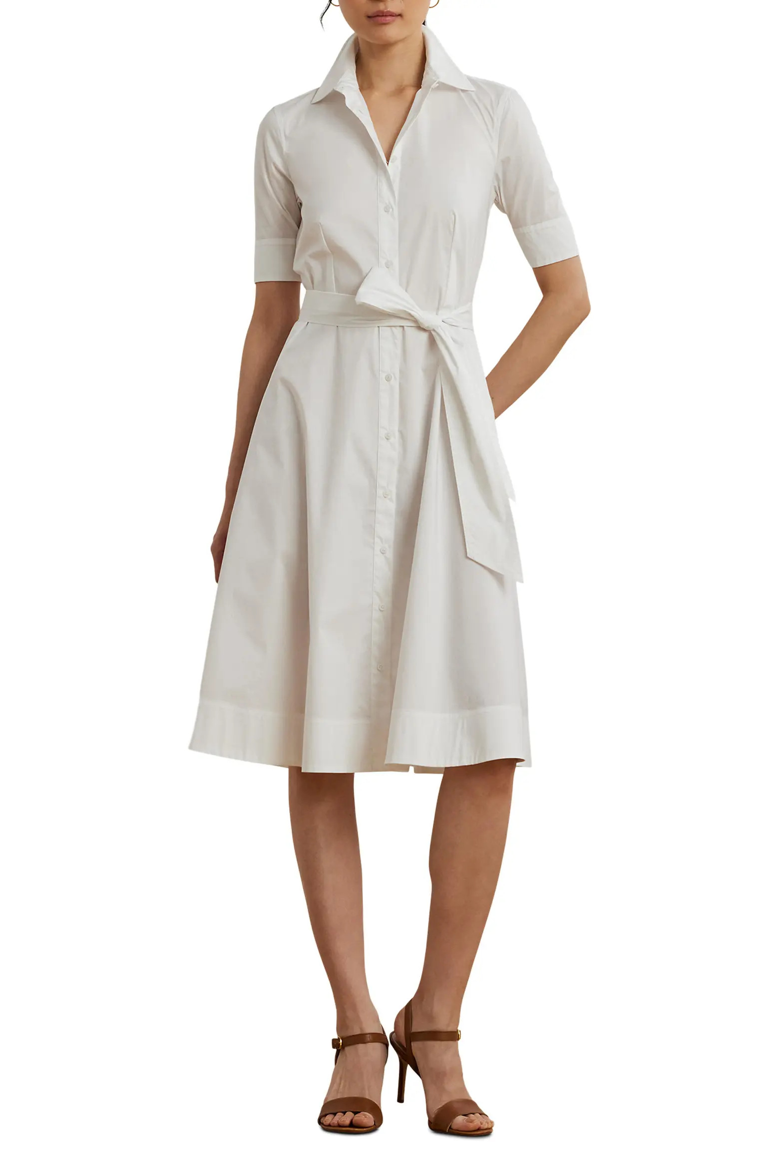 Cotton Blend Shirtdress (Women) | Nordstrom | Nordstrom