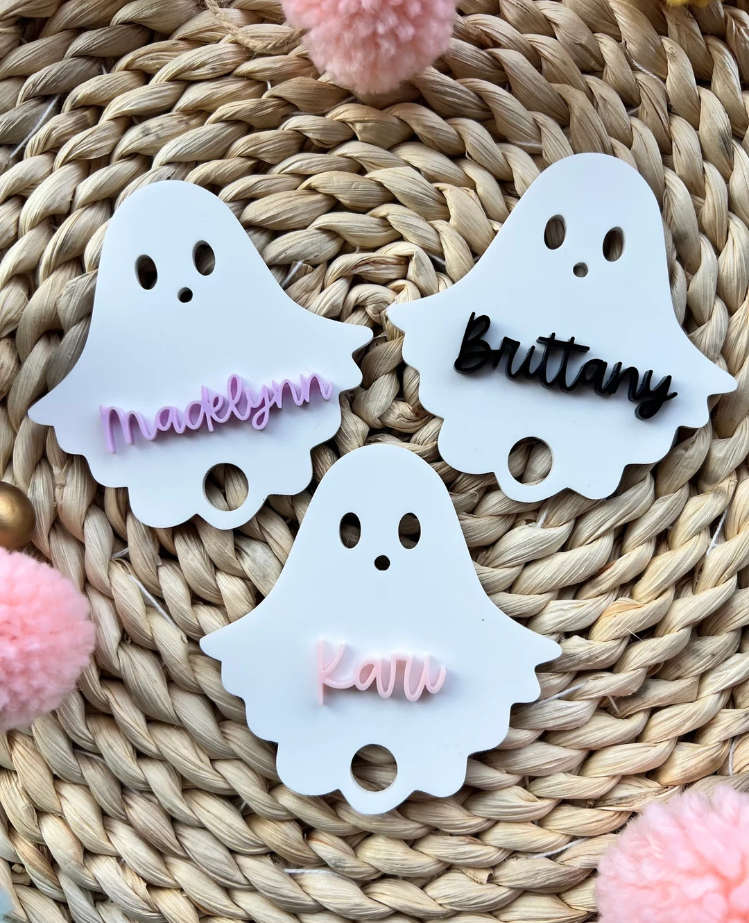 Ghost Stanley Name Plate, Ghost Stanley Lid Tag, Halloween Stanley Cup Tag, 30 and 40 Oz Stanley ... | Etsy (US)