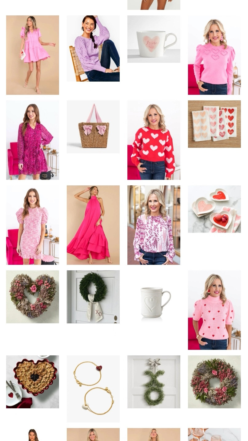 Valentine’s Day Inspiration

Sweaters
Dresses
Pink and heart printed decor
Long sleeve Revolve dress
Short sleeve dress
Straw bag with bow detail 
Cheese board
Napkins
Wine glasses
Pajamas
Marble and ceramic dishes 

SEE MORE: 
https://www.aliciawoodlifestyle.com/valentines-day-inspiration/

#LTKSeasonal #LTKhome #LTKGiftGuide