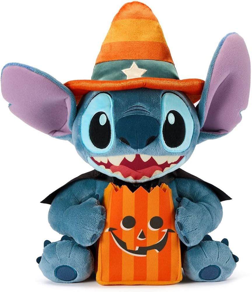 DISNEY STORE Official Stitch Halloween Plush - Disney Halloween Stuffed Animal with Embroidered F... | Amazon (US)