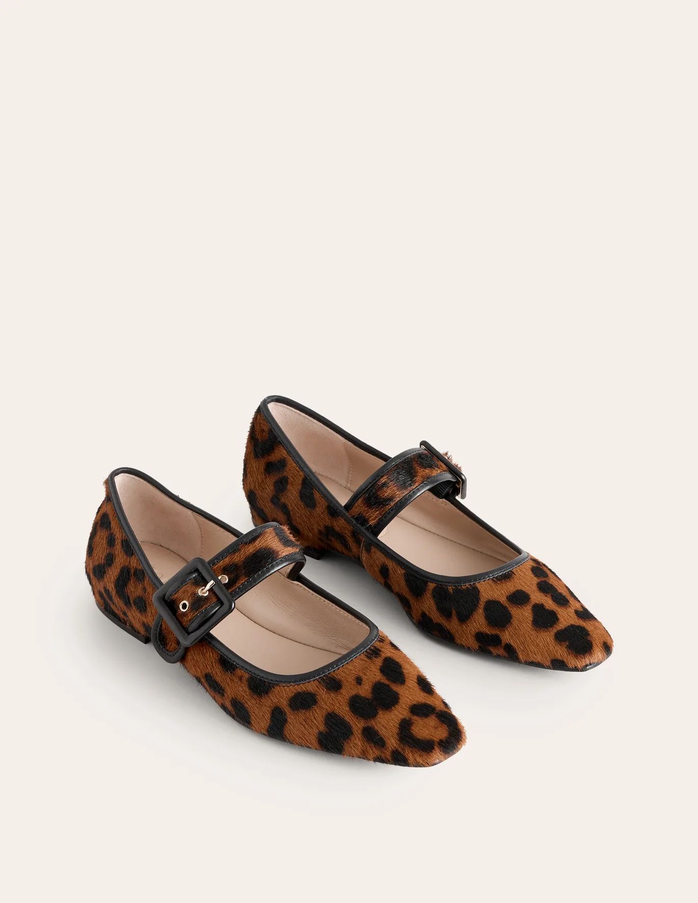 Vic Chisel Toe Mary Janes - Leopard | Boden US | Boden (US)