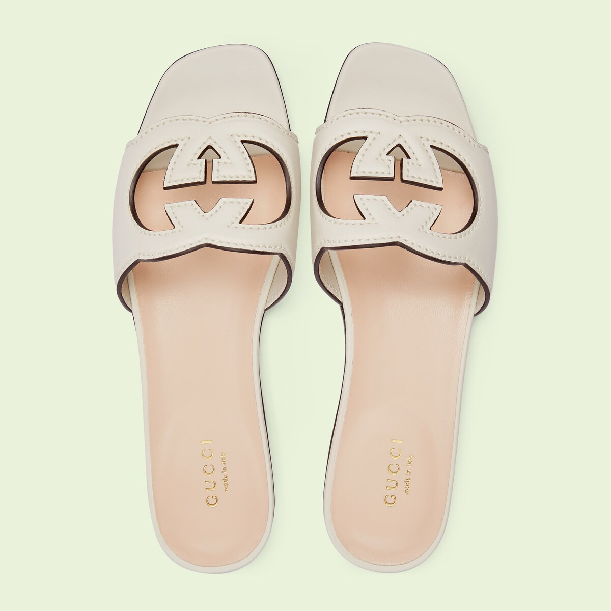 Gucci Women's Interlocking G cut-out slide sandal | Gucci (US)