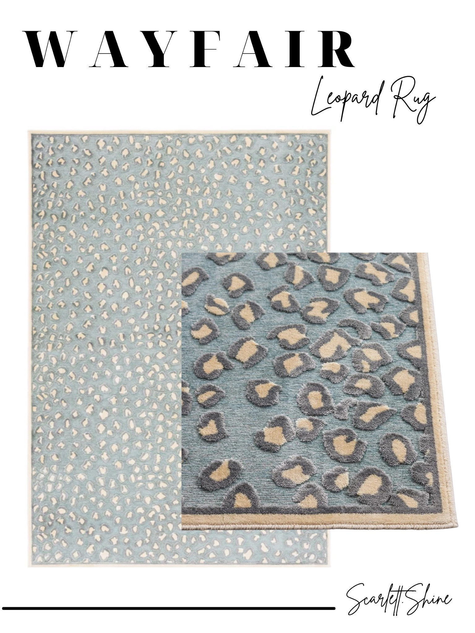 Rugs I love from Wayfair 🩵 

Leopard rug - animal print - animal print rug - area rug - wayfair home - living room - bedroom - family room - home decor - sitting room - entry way rug - runner - grandmillennial home decor - traditional home decor - classic home decor - 

#LTKstyletip #LTKSeasonal #LTKhome