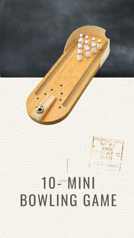 Mini bowling game stocking stuffer idea! Under $10.00! 

#LTKfindsunder50 #LTKGiftGuide #LTKSeasonal