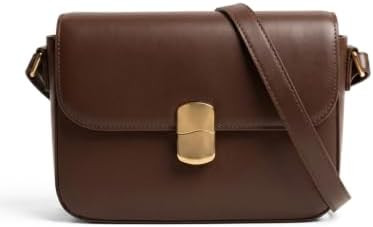 Apryl Crossbody Bags for Women - Flap Shoulder Purse - Small Handbag with Adjustable Strap Vegan ... | Amazon (US)