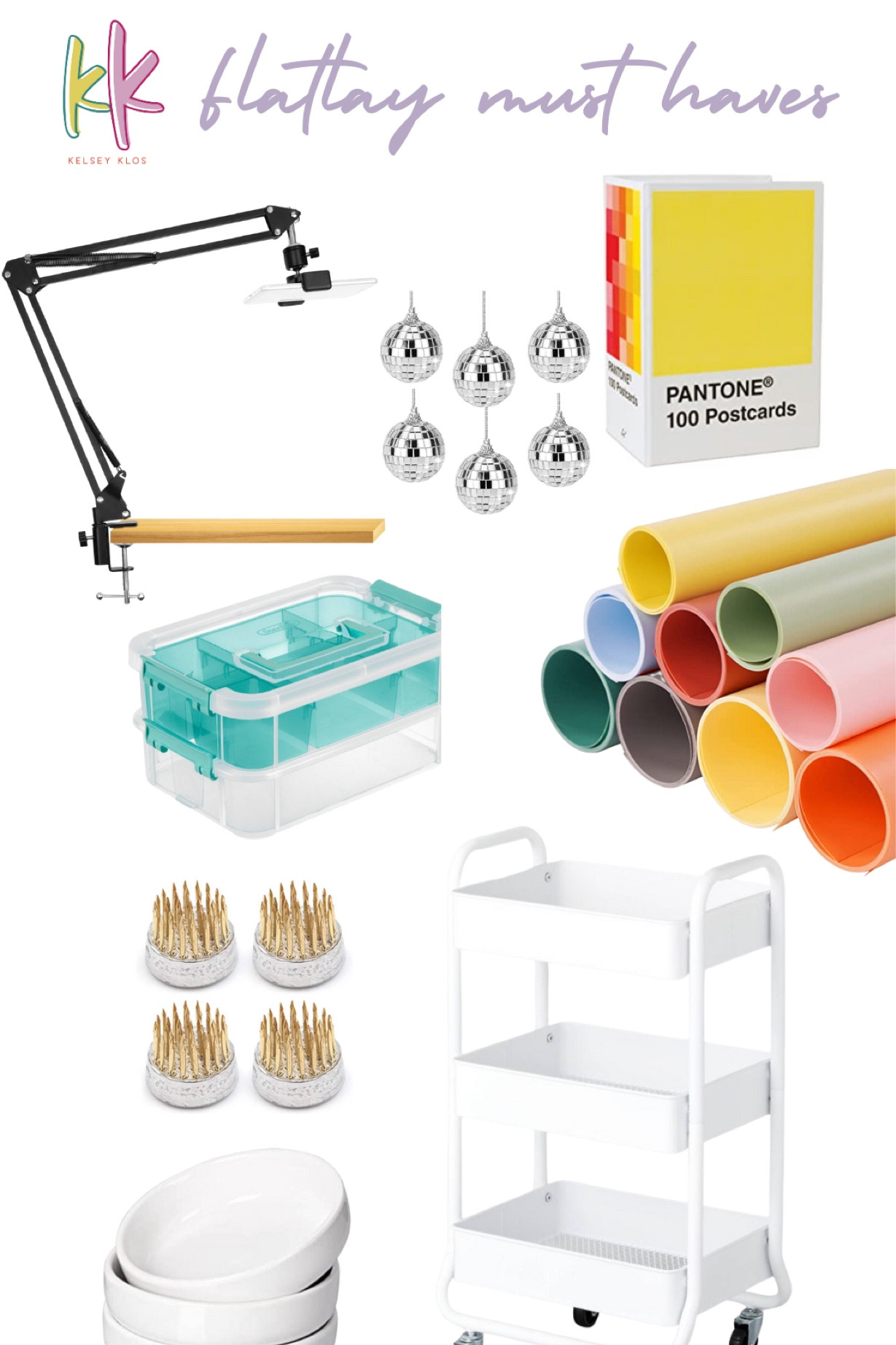 Flatlay starter kit from THE GUIDE by KK 