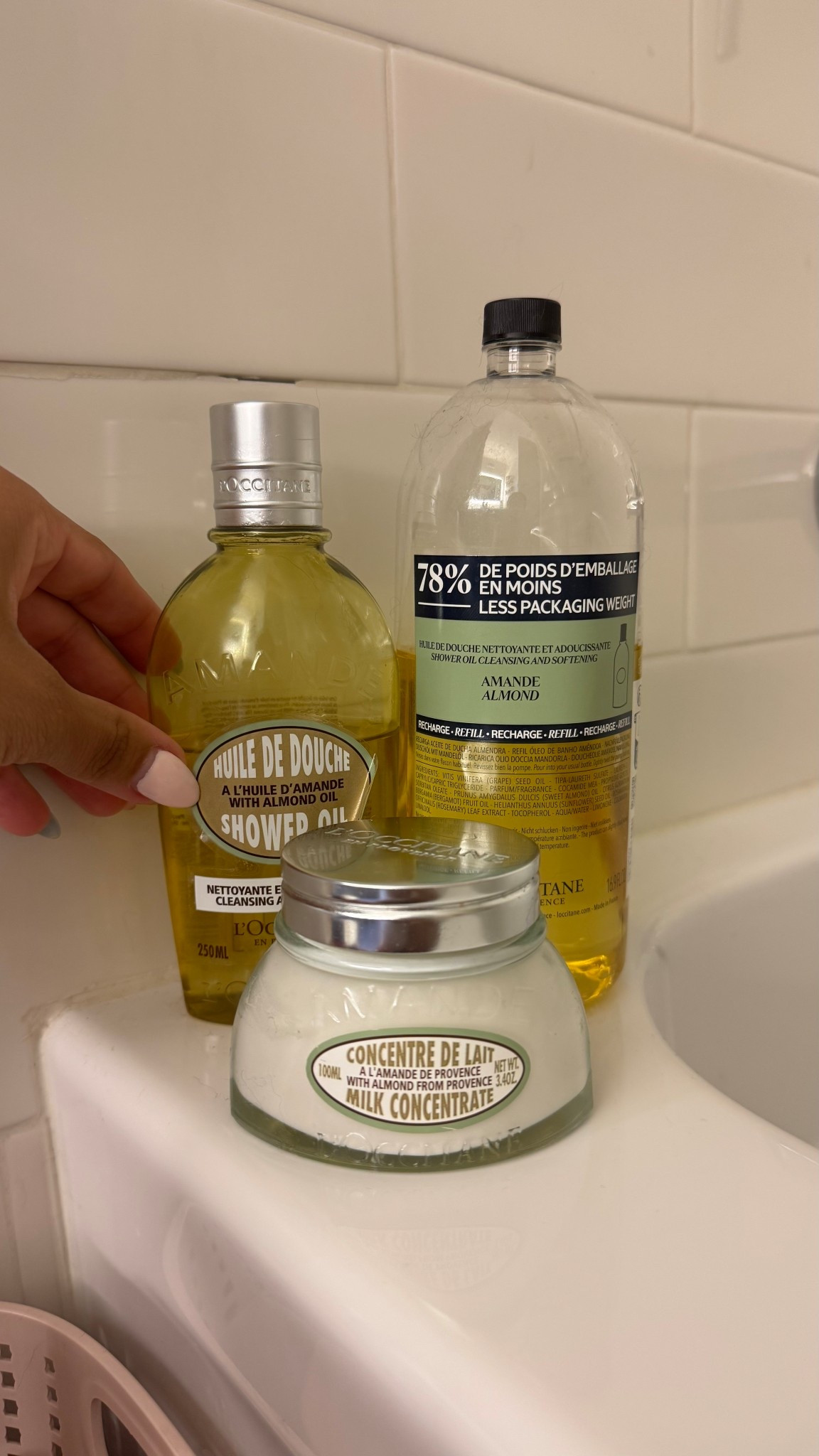 L’occitane favorites 
Body wash 
Body oil
Body lotion 
Shower oil
Amazon prime day salee

#LTKBeauty #LTKFindsUnder50 #LTKSaleAlert