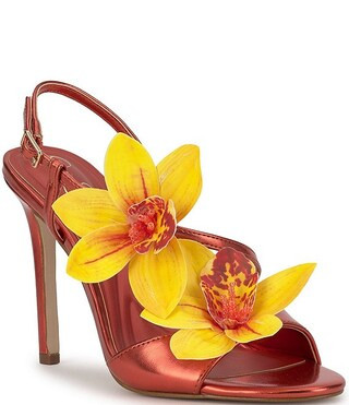 Jylia 3D Flower Dress Sandals | Dillard's