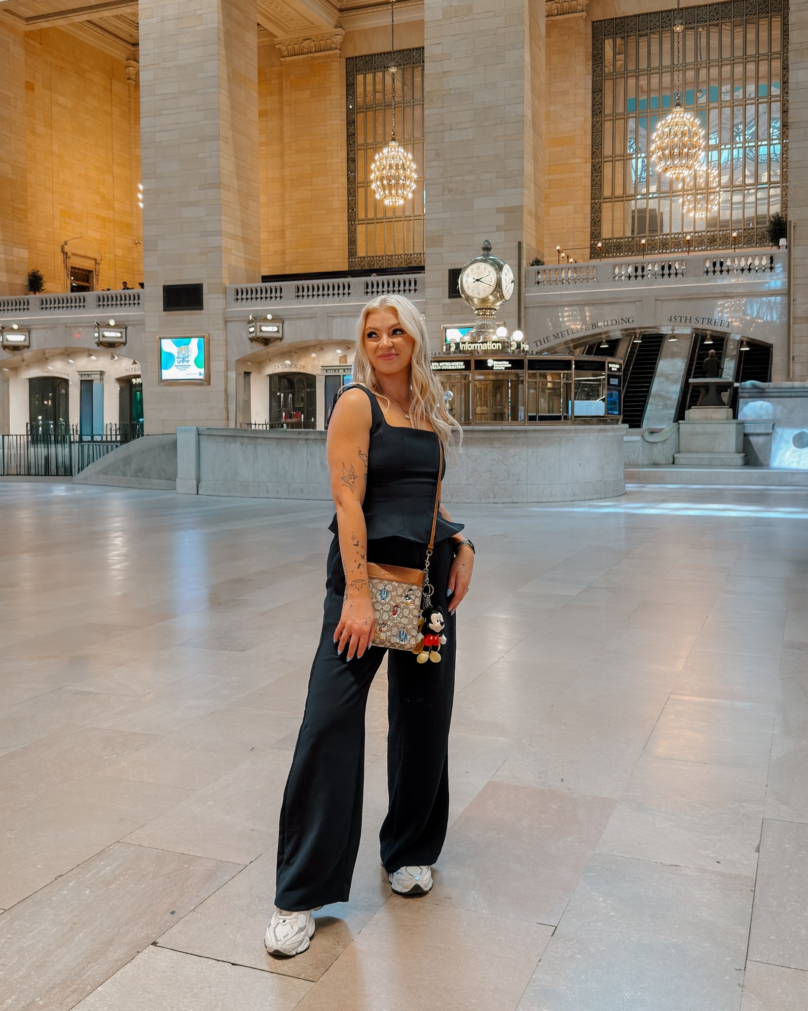 Office outfit for NYC day trip 

Tank: size small 
Pants: size medium 

#LTKootd #LTKWorkwear #LTKdayinmylife