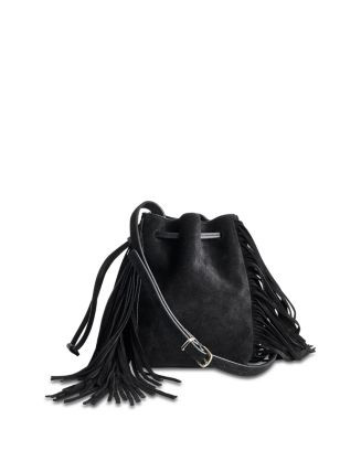 The Drawstring Suede Crossbody Bucket Bag | Bloomingdale's (US)