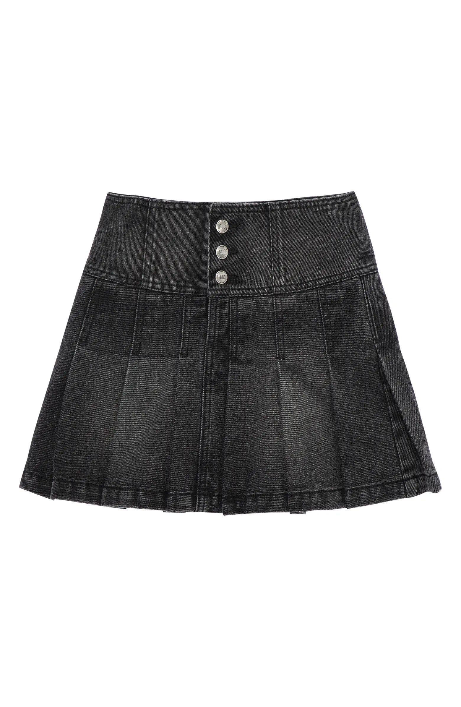 Kids' Pleated Denim Skirt | Nordstrom