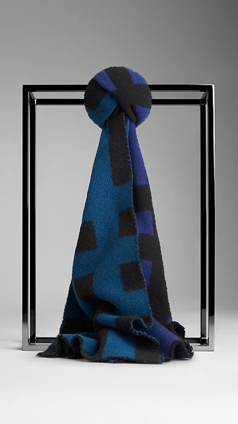 Colour Block Check Blanket Scarf | Burberry (US)