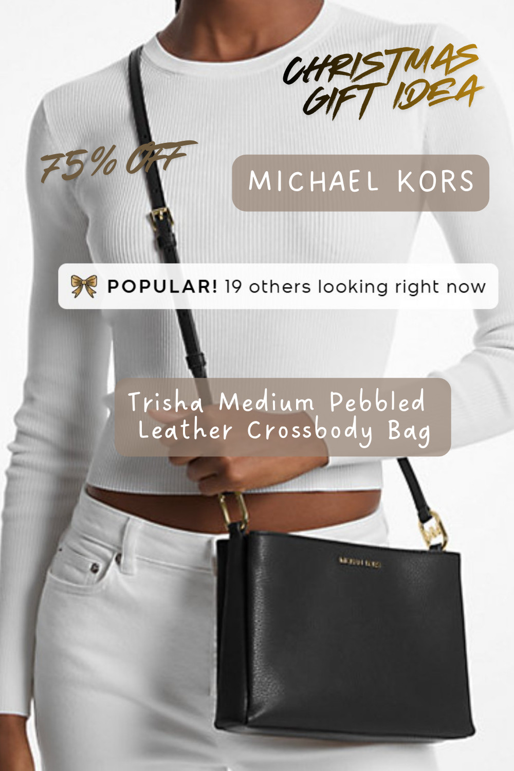 👜 Trisha Medium Pebbled Leather Crossbody — Luxe, Versatile & 75% OFF ✨ Must-Grab Deal

The medium size is ideal — roomy enough for your daily essentials (phone, wallet, keys, small makeup items) without ever feeling bulky. The clean silhouette, adjustable strap, and polished hardware make it a timeless, go-with-everything accessory for every season.

✨ Now 75% OFF — one of the strongest crossbody deals of the season.
This deep discount makes the Trisha Crossbody an unbelievable find for gifting or treating yourself. With its classic shape and premium leather, it’s a bag that never goes out of style — and this price point won’t last long.

A chic, durable, everyday crossbody at a price too good to skip. ✨🎁 

 #LTKstyletip #LTKbag #LTKgiftguide