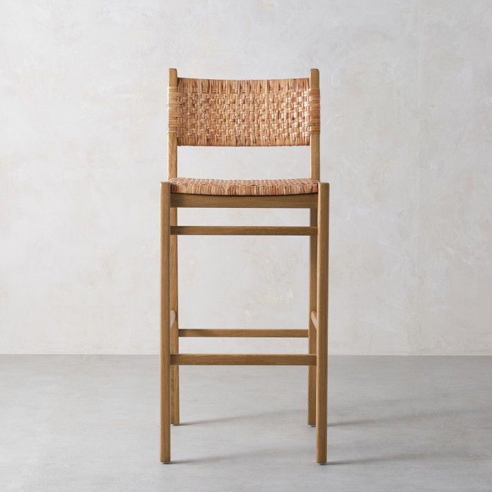Sullivan Woven Dining Counter & Bar Stool | Williams-Sonoma