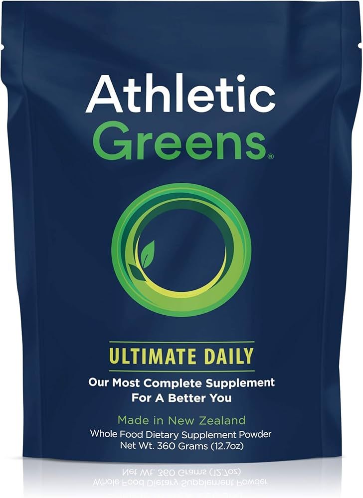 Athletic Greens Ultimate Daily, Whole Food Sourced All in One Greens Supplement Powder, NSF Certi... | Amazon (US)