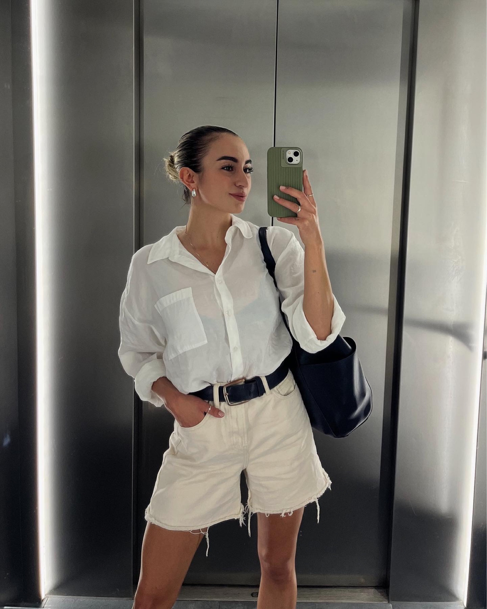 Summer style for the office. I’ve lived in these longline denim shorts ever since I bought them! 

#LTKSeasonal #LTKunder50 #LTKworkwear