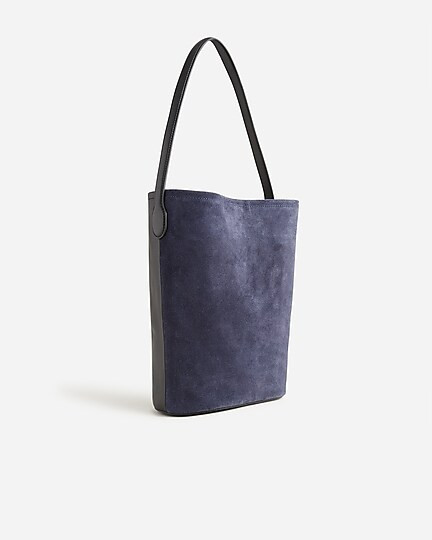 Berkeley bucket bag in leather and suede | J. Crew US